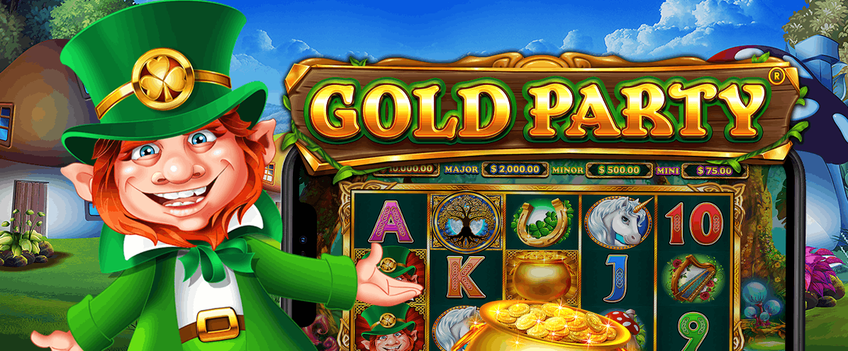 Gold Party — banner principal en Betano Casino
