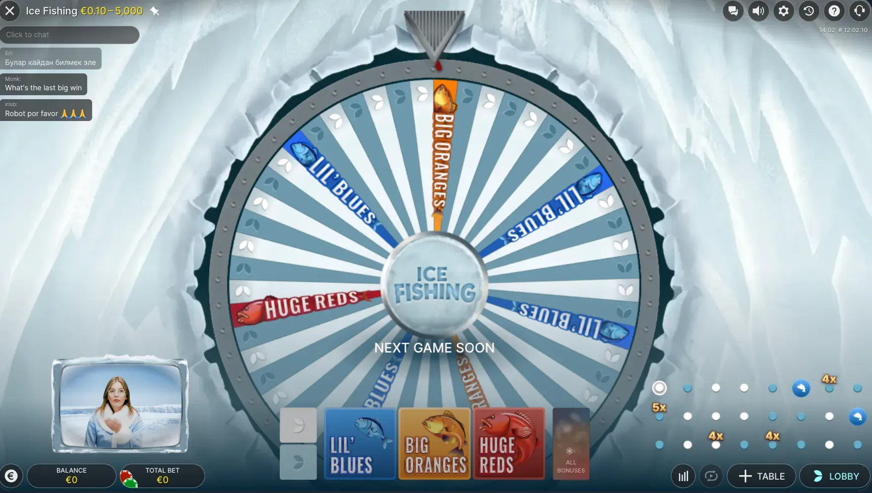 ICE Fishing — banner principal en Betano Casino
