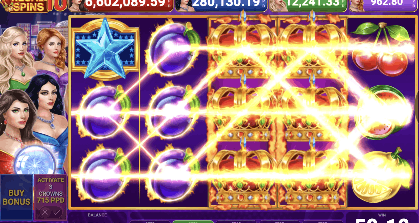 Regal Spins 10 — banner principal en Betano Casino