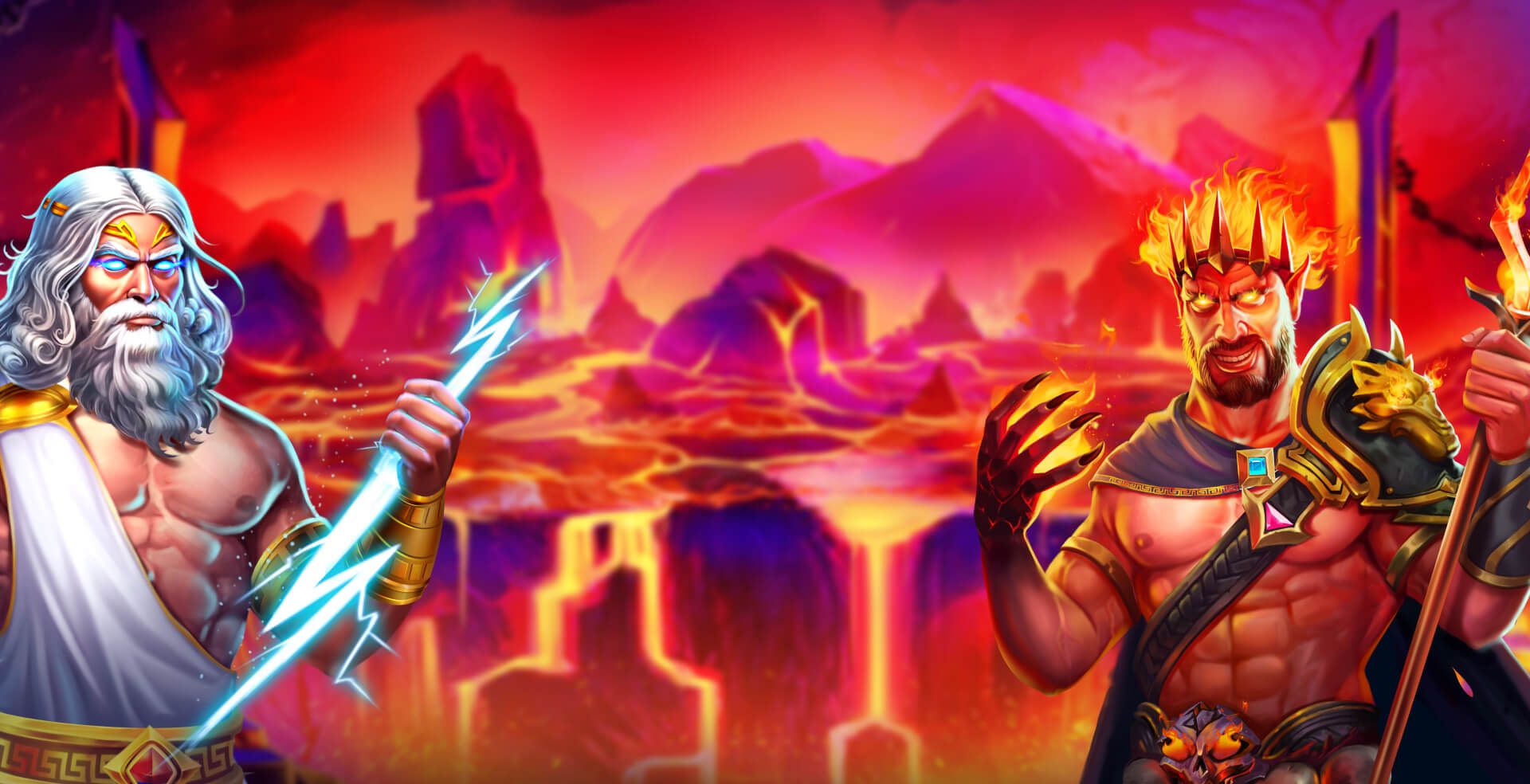 Zeus vs Hades — banner principal en Betano Casino